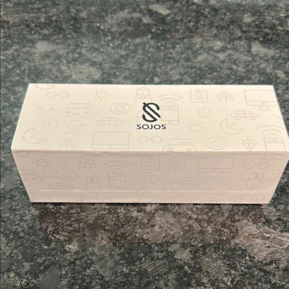 SOJOS Classic Round Blue Light Frame/Anti Blue Light Lens Translucent Frame NWT - Picture 5 of 7